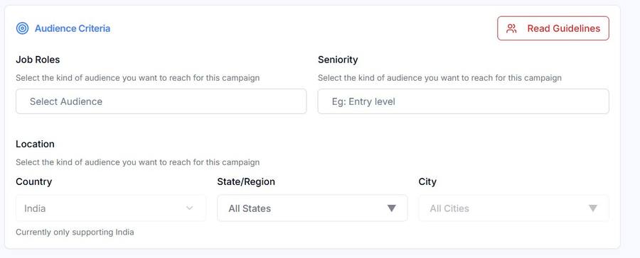 Audience Criteria